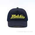 Navy Blue Trucker Cap met geborduurd logo